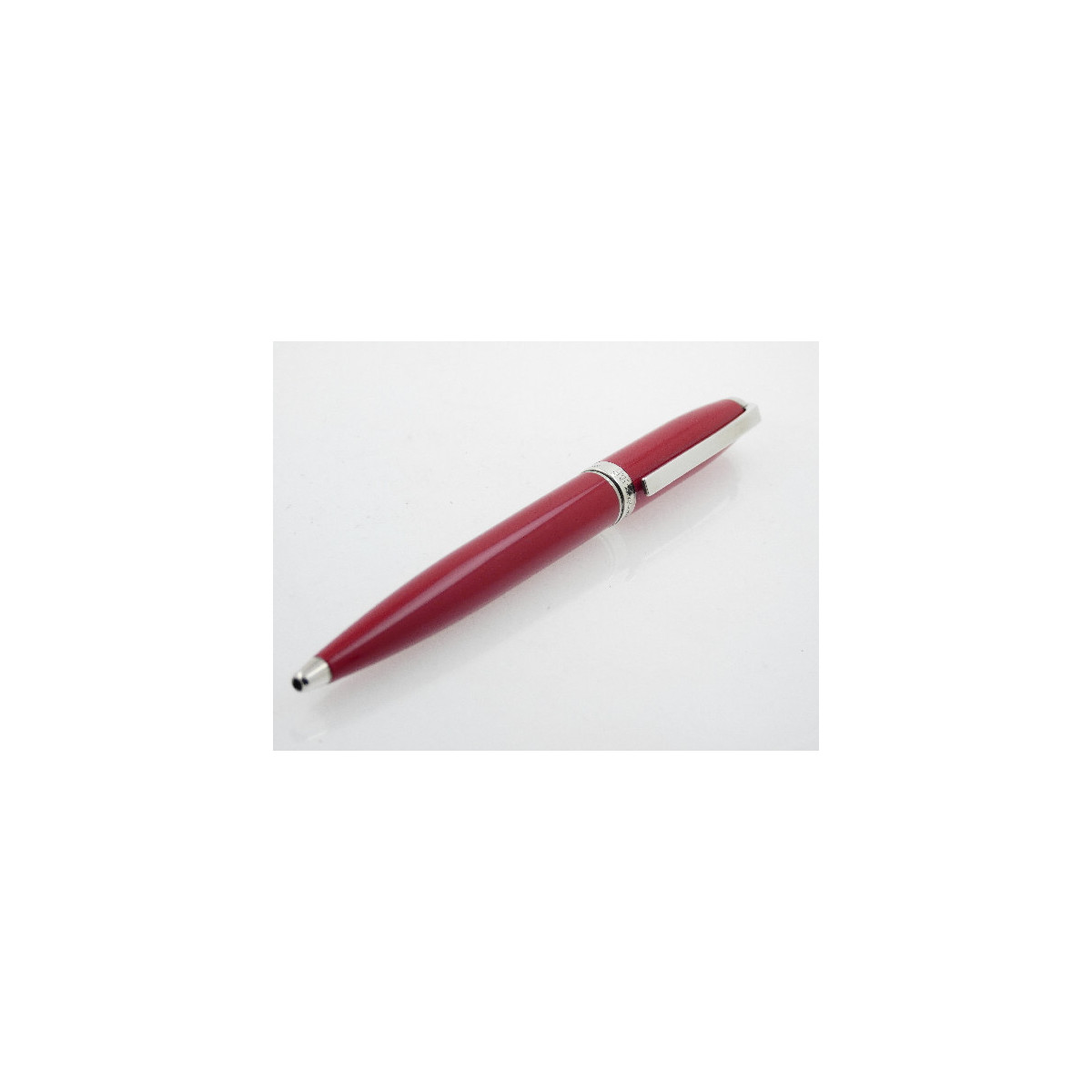 Bolígrafo ST Dupont Fidelio Laque Rouge Argent