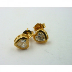 Pendientes Luxenter Nyos plata dorada 925