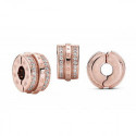 Abalorio clip Pandora Rose plata