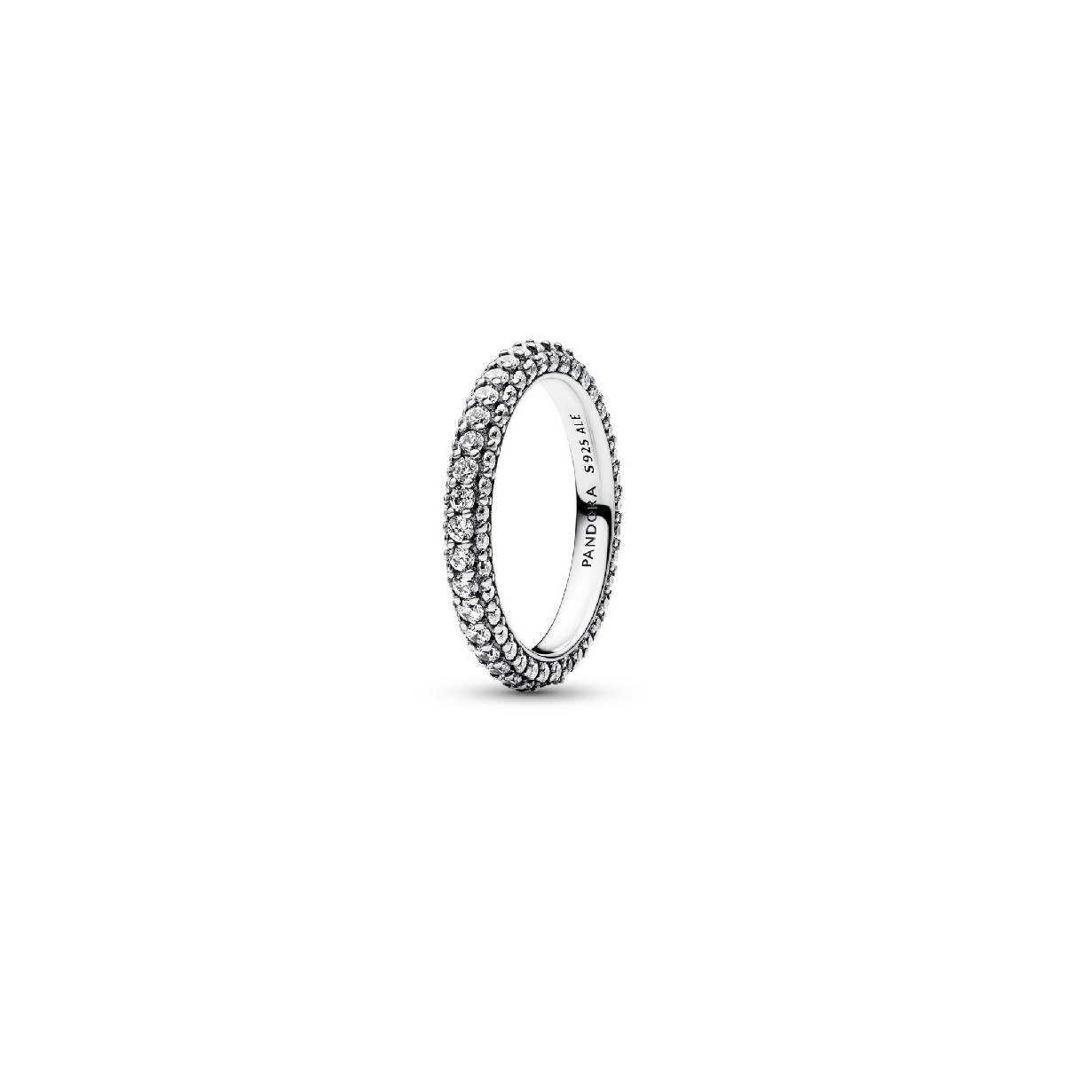 Anillo Pandora plata 925 Fila en Pav talla 54