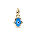 Abalorio Pandora Moments Colgante Hamsa Azul