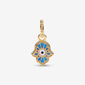 Abalorio Pandora Moments Colgante Hamsa Azul