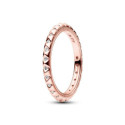 Anillo Pandora ME Pirámides Rosa talla 50