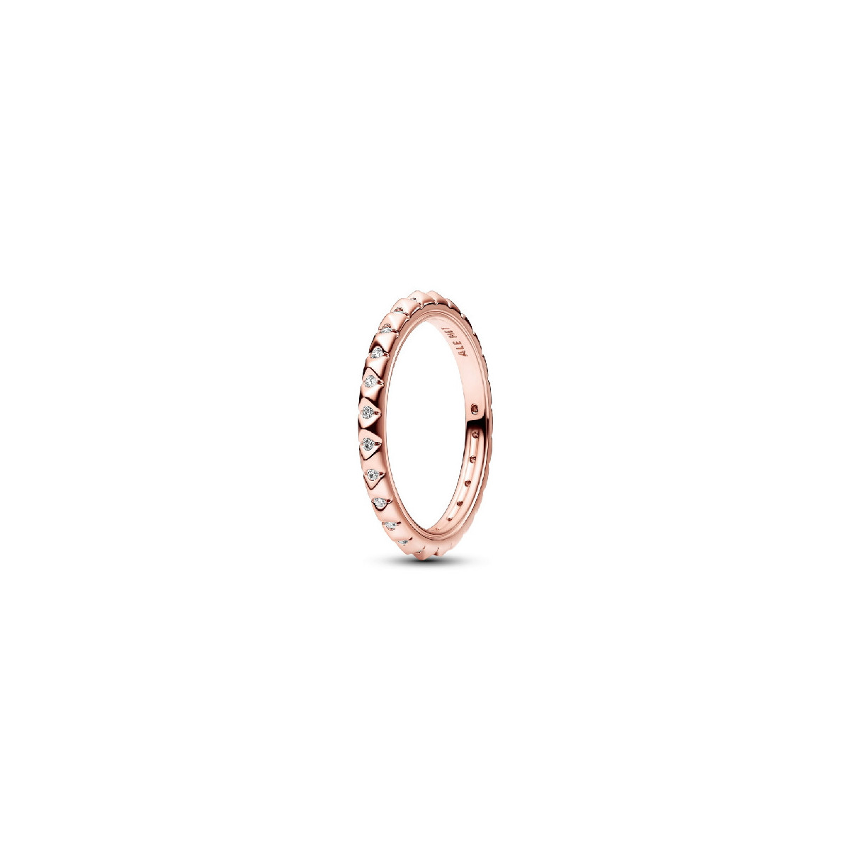 Anillo Pandora ME Pirámides Rosa talla 50