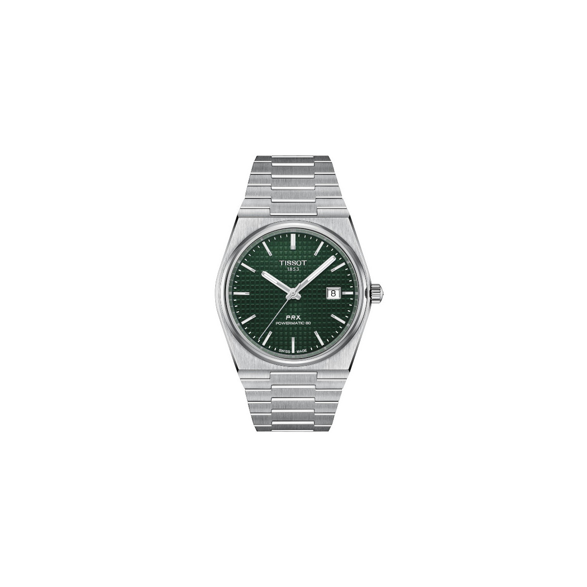 Reloj Tissot PRX Powematic 80 para hombre esfera verde