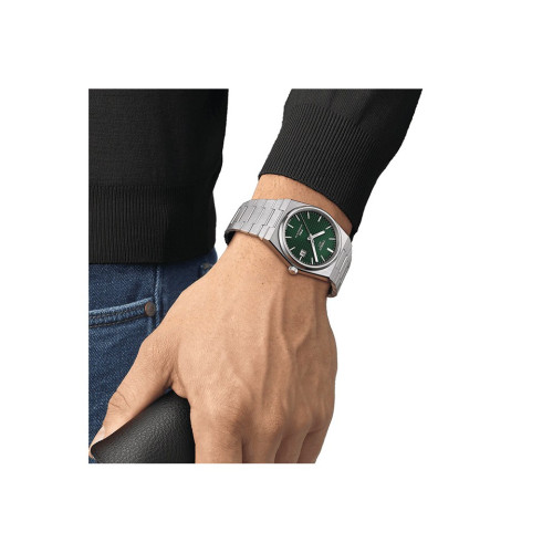 Reloj Tissot PRX Powematic 80 para hombre esfera verde