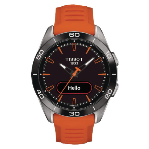 Reloj Tissot T Touch Connect Sport correa naranja