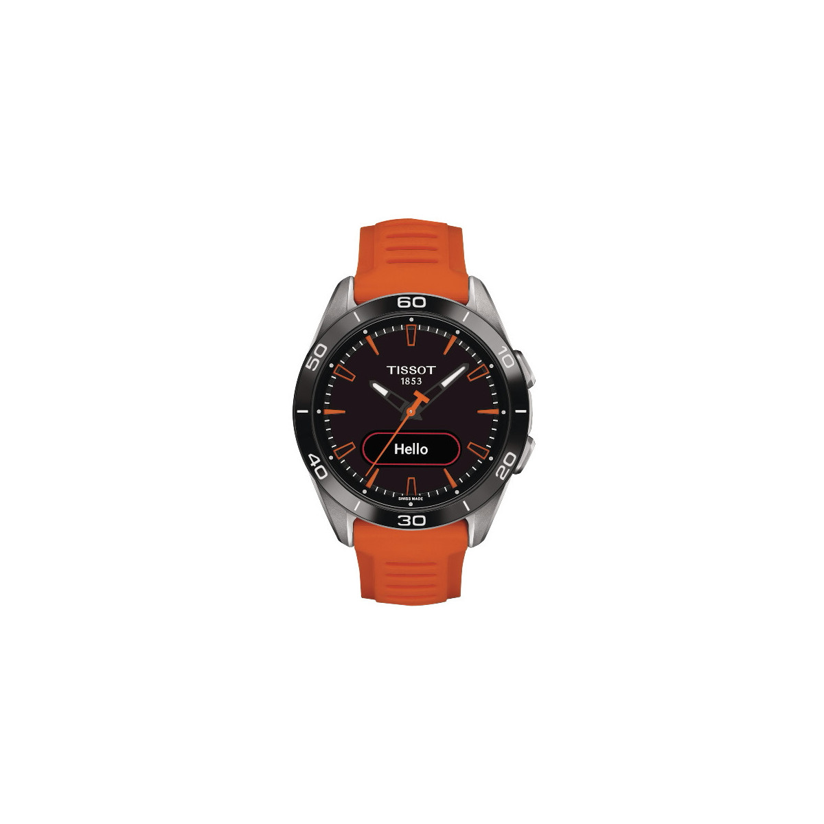 Reloj Tissot T-Touch Connect Sport correa naranja