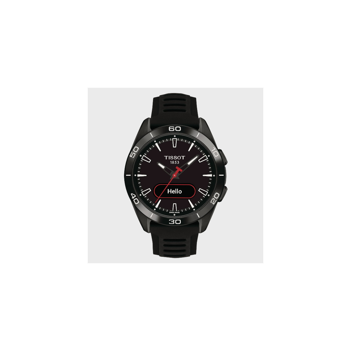 Reloj Tissot T-Touch Connect Sport correa negra caja IP negro