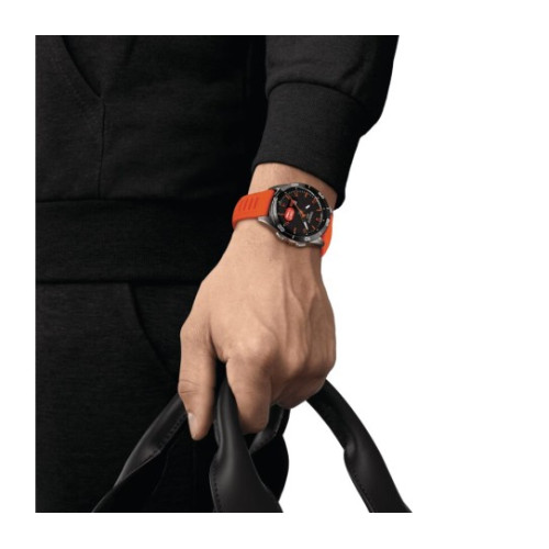 Reloj Tissot T-Touch Connect Sport correa naranja