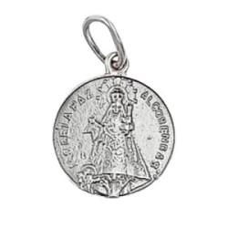 Medalla Altana plata 925 Virgen de la Paz de Alcobendas 18mm
