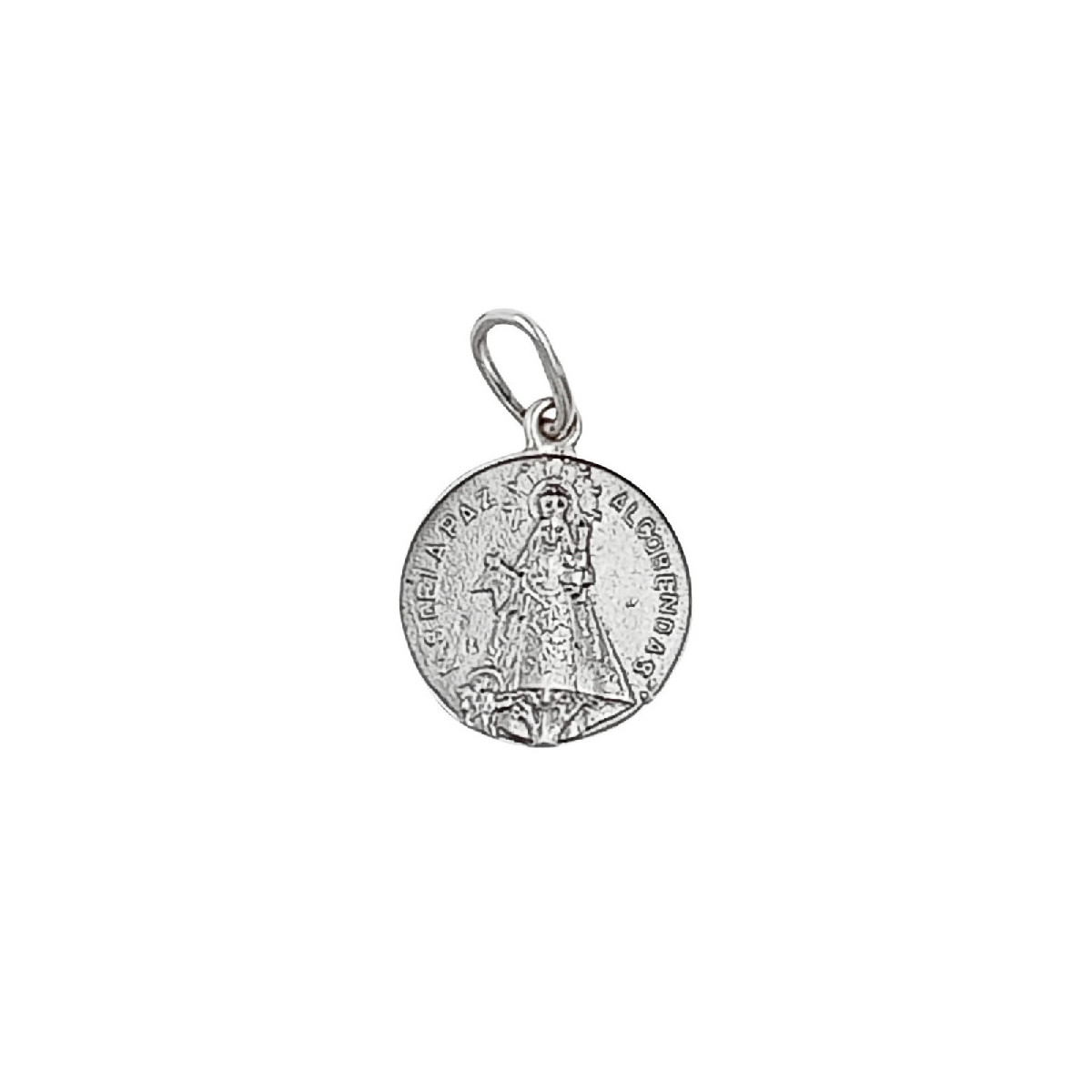 Medalla Altana plata 925 Virgen de la Paz de Alcobendas 18mm