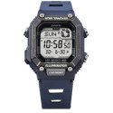 Reloj Casio Collection Digital Contador de Pasos azul y negro