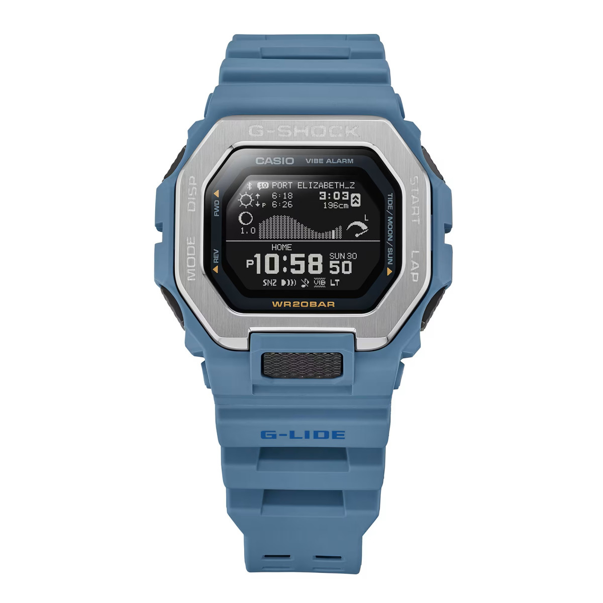 Reloj Casio G-Shock G-Lide serie GBX-100 azul