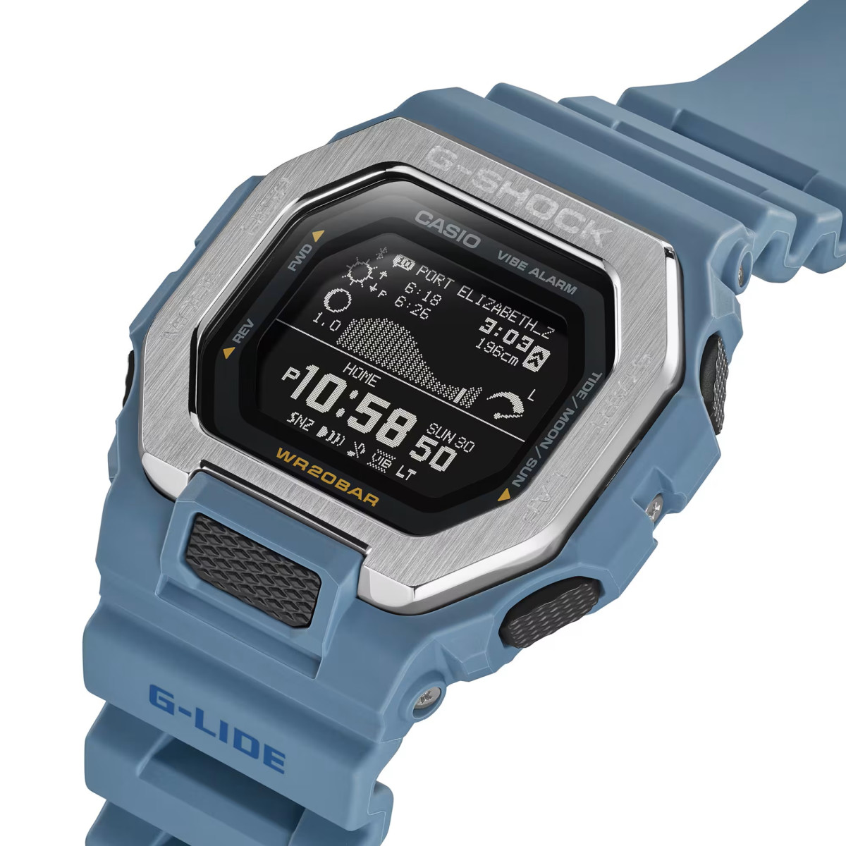 Reloj Casio G-Shock G-Lide serie GBX-100 azul