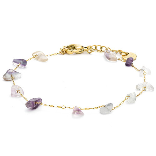 Pulsera Luxenter Bidain acero dorado