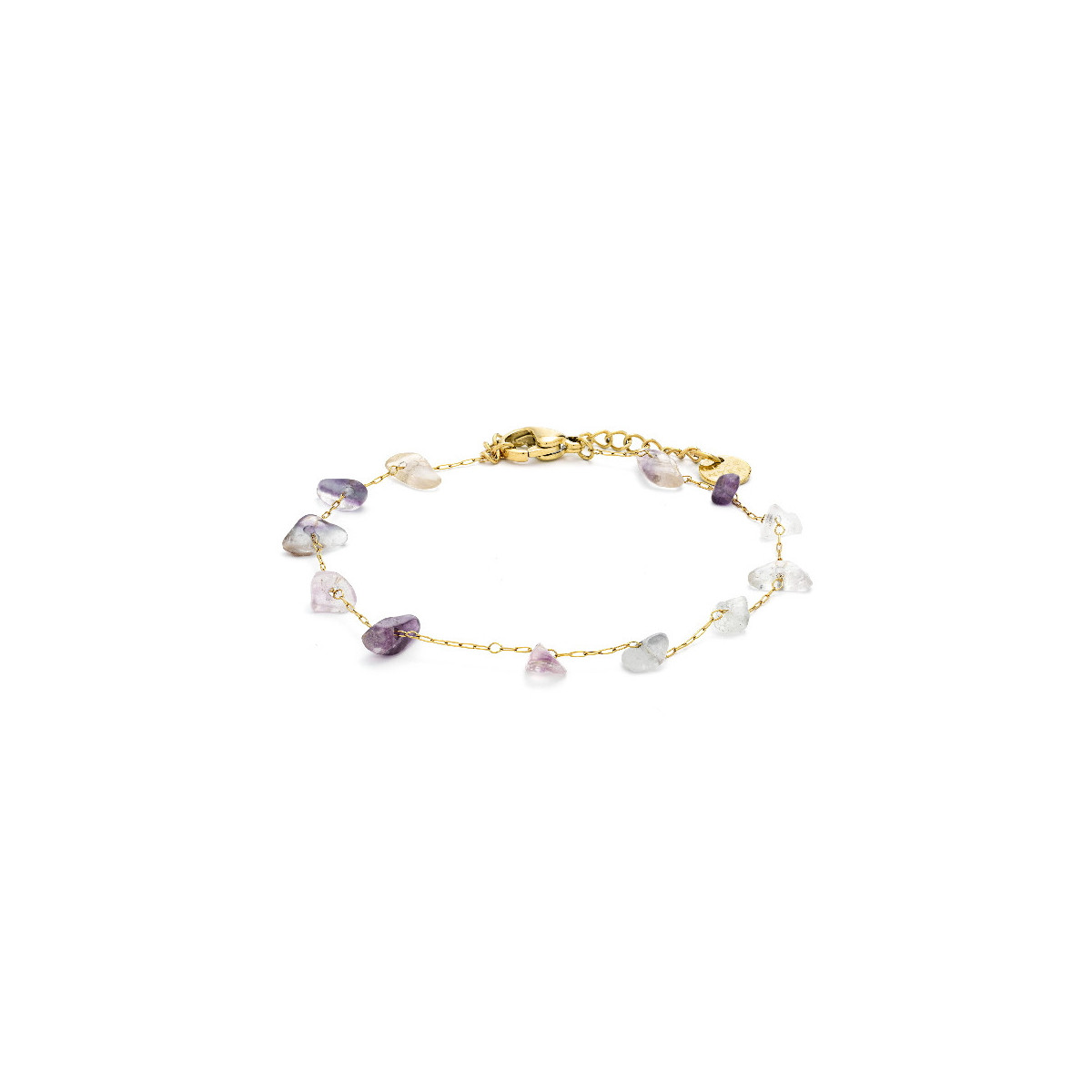 Pulsera Luxenter Bidain acero dorado