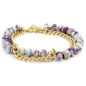 Pulsera Luxenter Hidao acero dorado