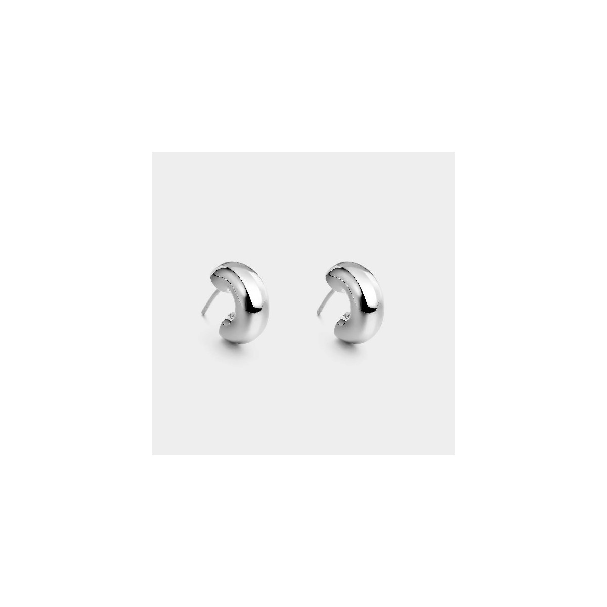 Pendientes Itemporality Bold abiertos plata 925