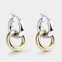 Pendientes Itemporality aros enlazados plata 925