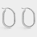 Pendientes Itemporality efecto soga plata 925