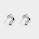 Pendientes Itemporality Bold abiertos plata 925