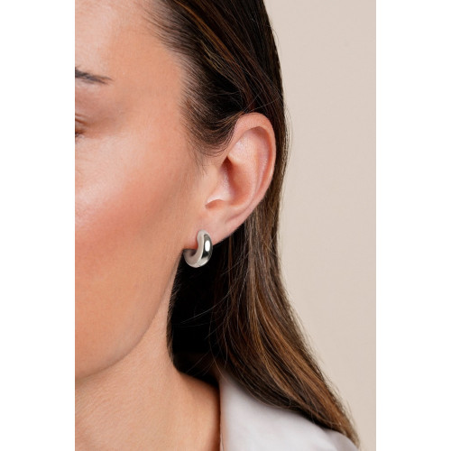 Pendientes Itemporality Bold abiertos plata 925