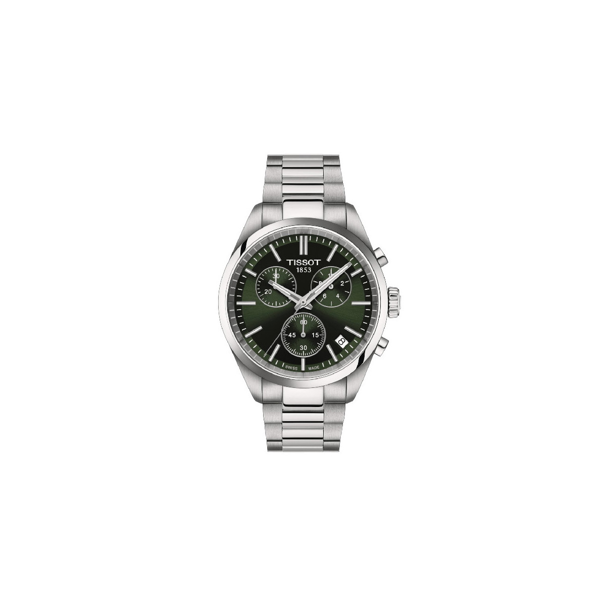 Reloj Tissot PR100 Chronograph 40mm esfera verde