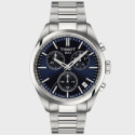 Reloj Tissot PR100 Chronograph 40mm esfera azul