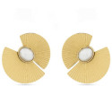 Pendientes Luxenter Lessa Acero Dorado