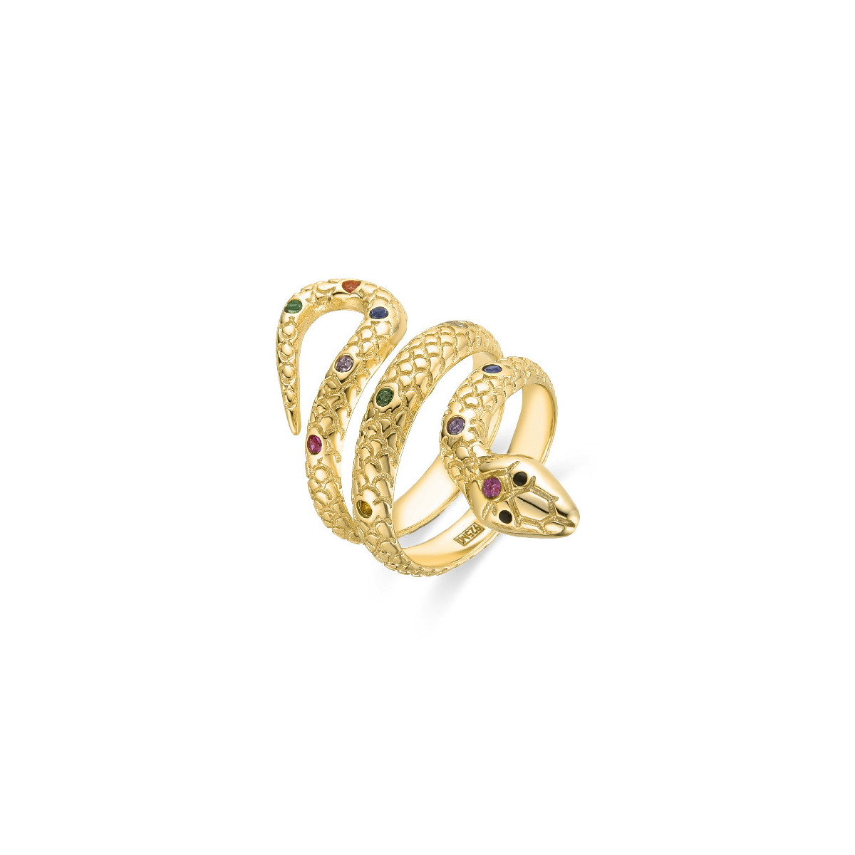 Anillo Luxenter plata 925 dorada Zinder talla 20