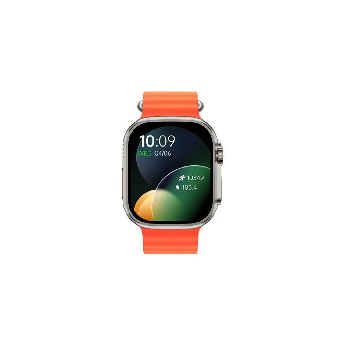 Reloj Radiant Smartwatch Hollywood Unisex correa naranja