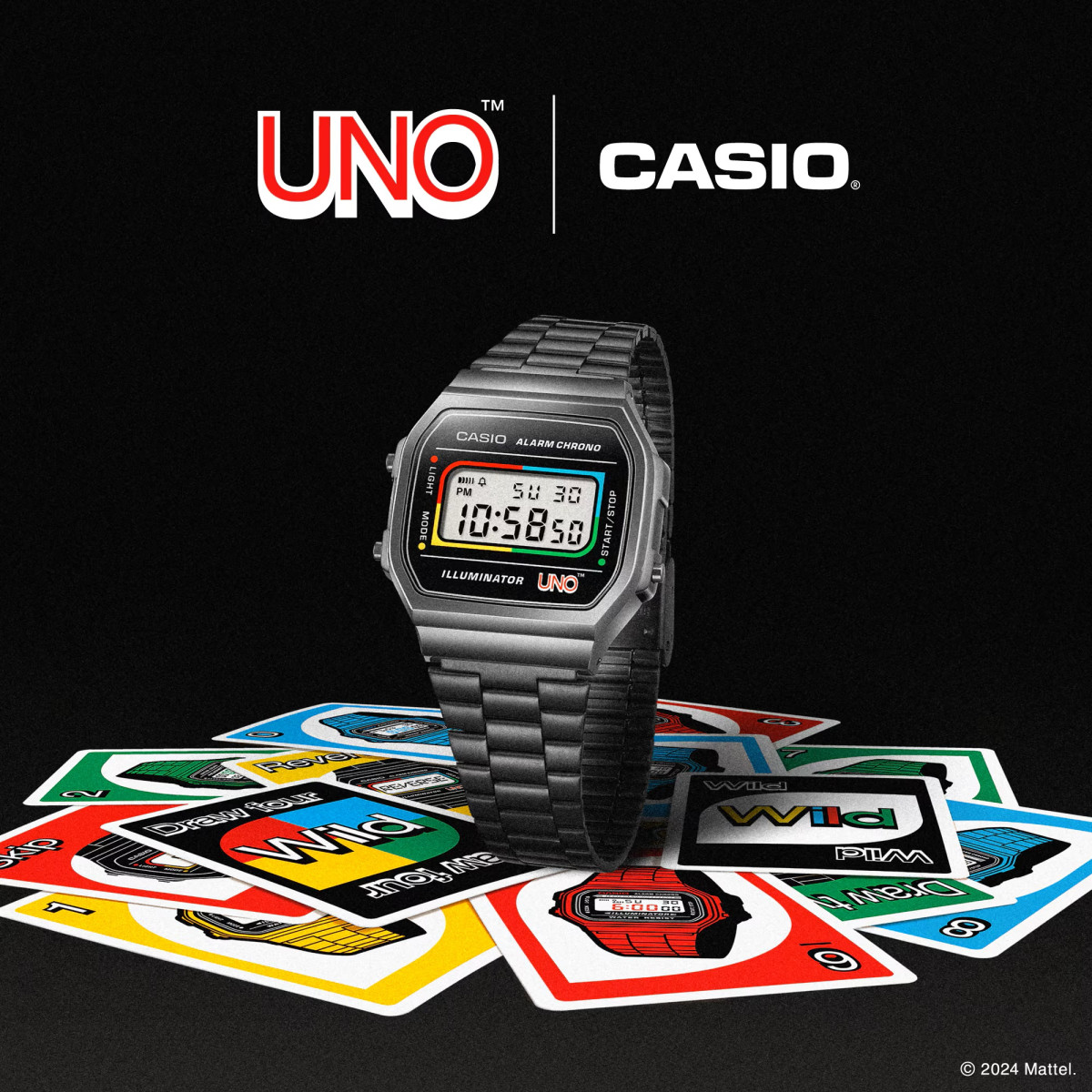 Reloj Casio Vintage Digital Edición Especial Uno de Mattel