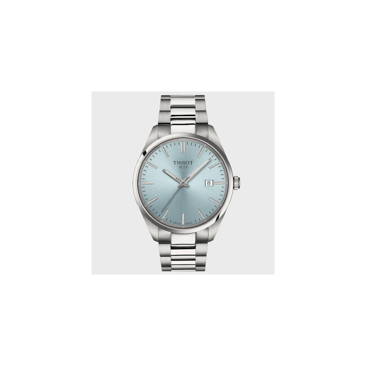 Reloj Tissot PR 100 esfera azul cielo para hombre