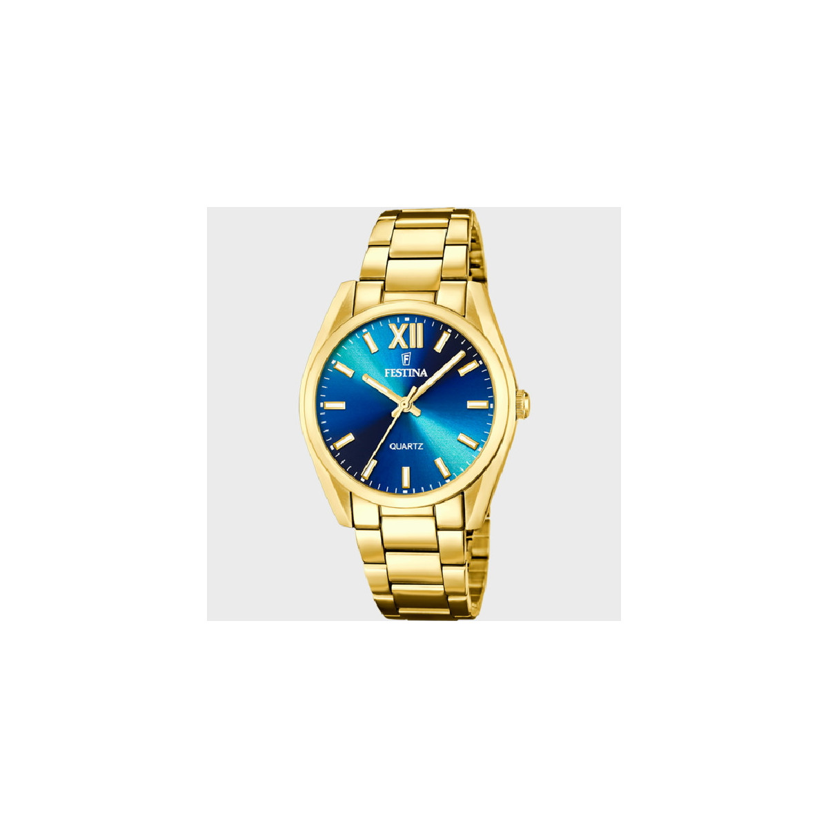 Reloj Festina Mademoiselle para mujer esfera azul metálico