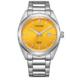 Relojj Citizen Cuarzo para hombre y mujer esfera amarilla