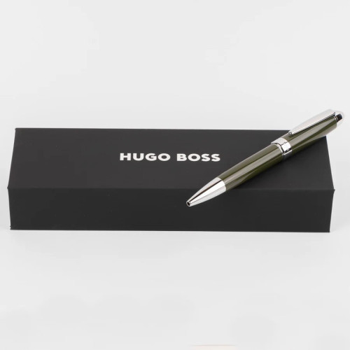 Bolígrafo Hugo Boss Icon Kaki/Chrome