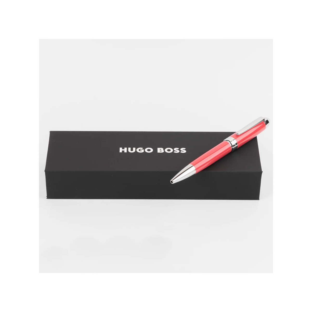 Bolígrafo Hugo Boss Icon Coral/Chrome