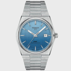 Reloj Tissot PRX Powematic 80 Cameleon azul degradado para hombre