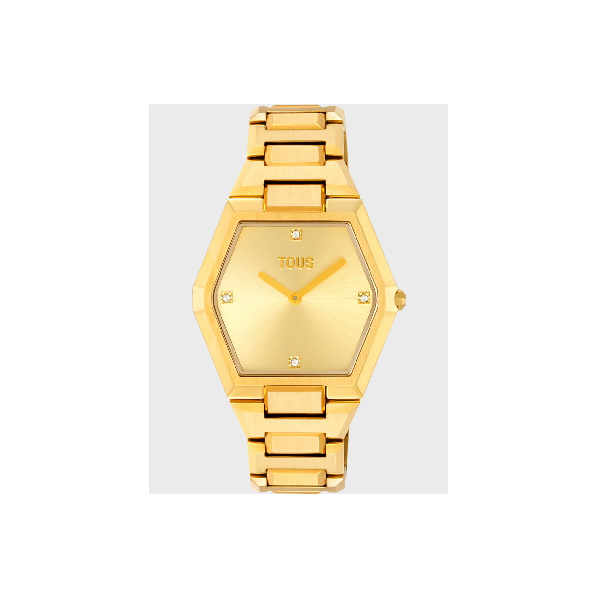 Reloj Tous Karat de acero dorado