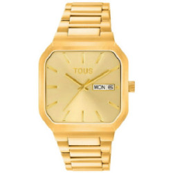 Reloj Tous Lit analógico con brazalete acero IP dorado unisex