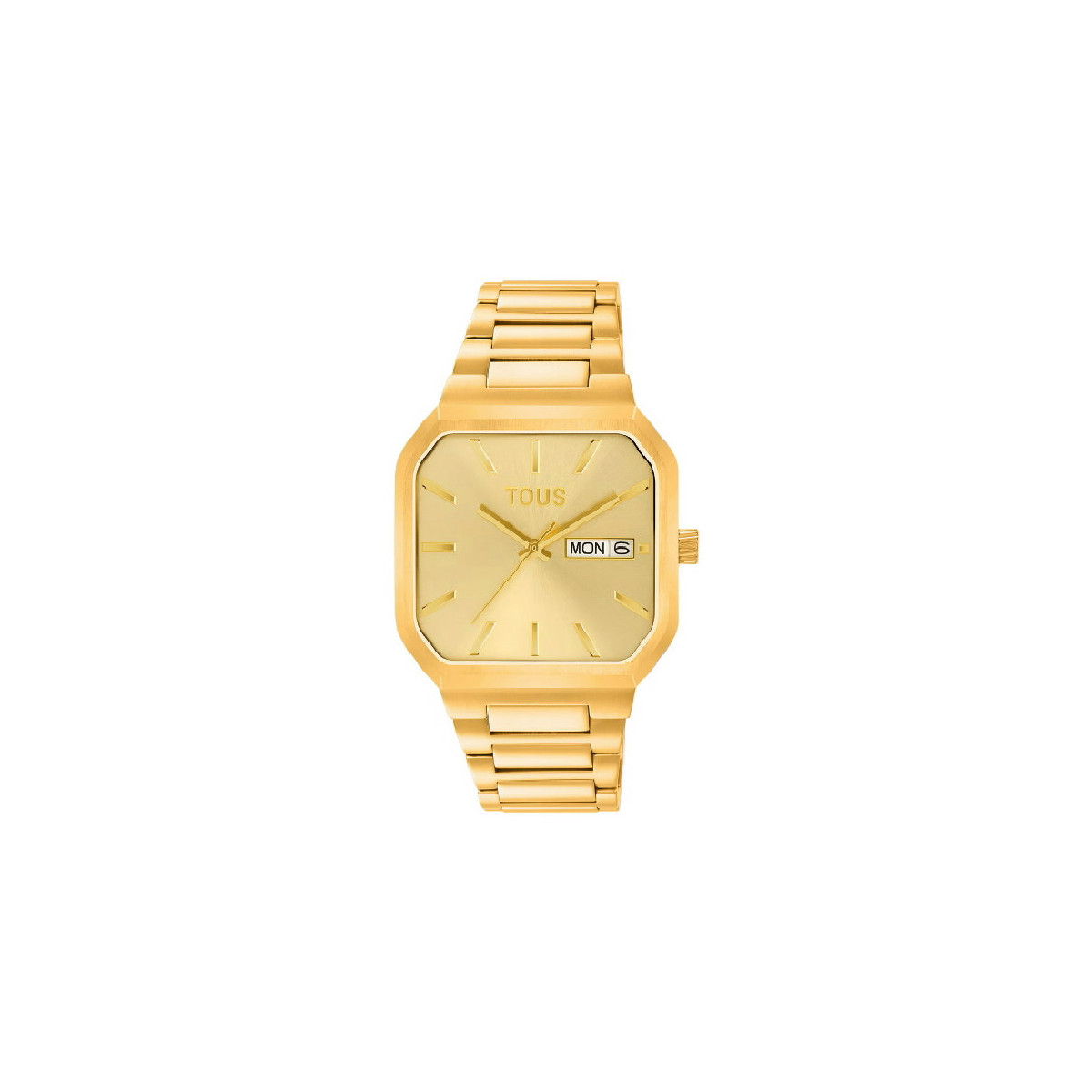 Reloj Tous Lit analógico con brazalete acero IP dorado unisex