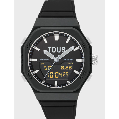 Reloj Tous Bet AnaDigi silicona negra unisex