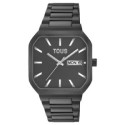 Reloj Tous Lit analógico con brazalete acero IP gris unisex