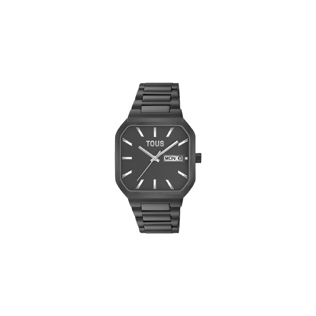 Reloj Tous Lit analógico con brazalete acero IP gris unisex