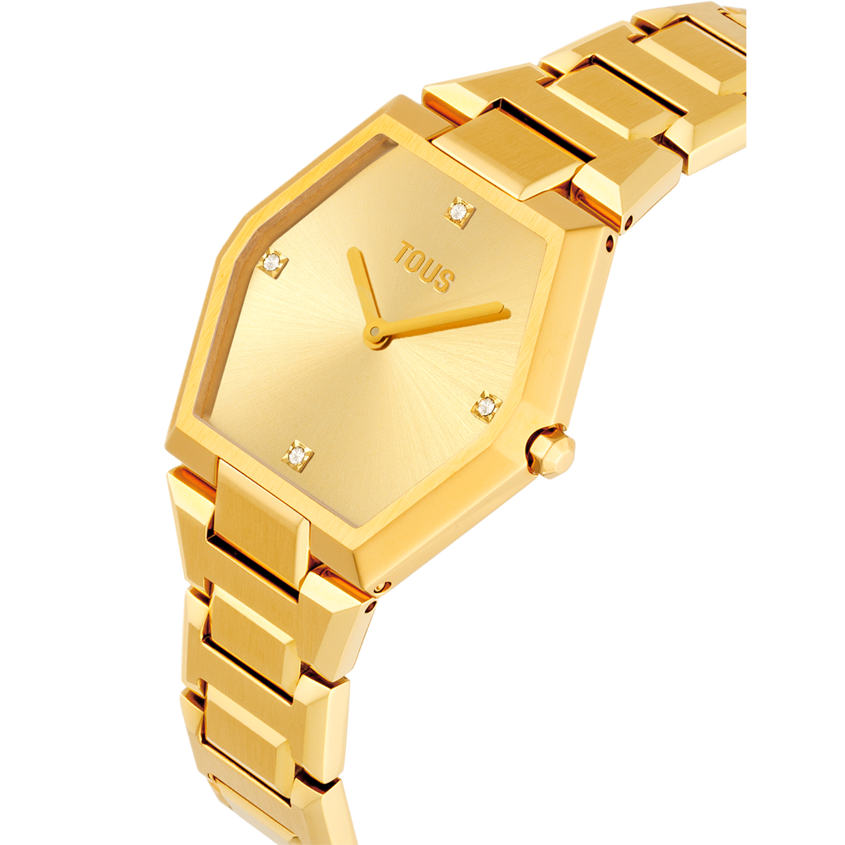 Reloj Tous Karat de acero dorado