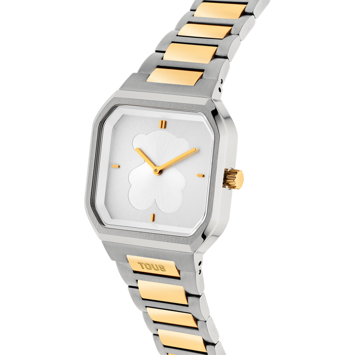 Reloj Tous D-Bear para mujer de acero bicolor dorado