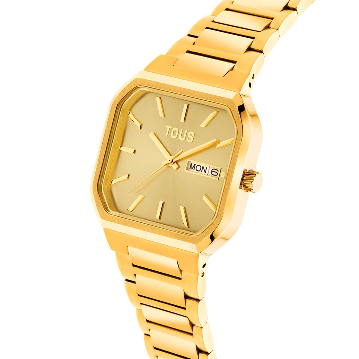 Reloj Tous Lit analógico con brazalete acero IP dorado unisex