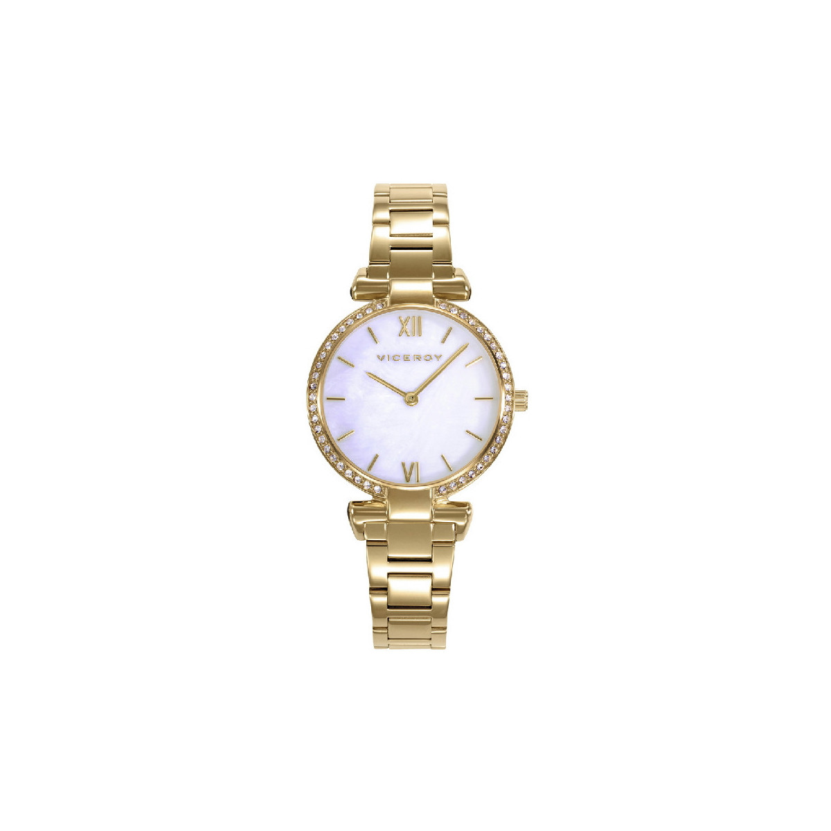 Reloj Viceroy Chic IP dorado con esfera de nácar para mujer