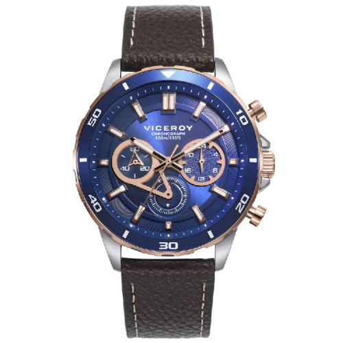 Reloj Viceroy Heat Crono esfera azul y correa para hombre